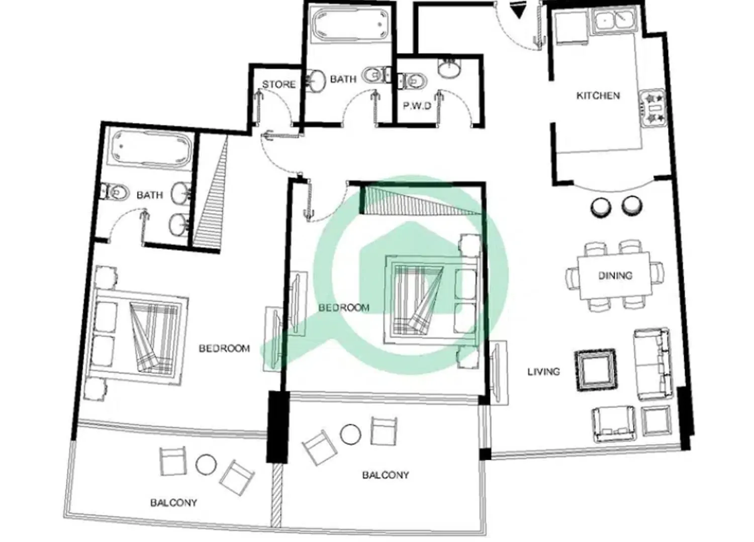 Amazing 2 Bedroom In Dubai Marina Sleeps 4! Appartamento